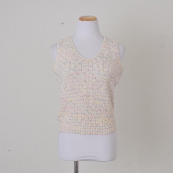 Vintage '80s‎ Knit Vest V-Neck - Picture 5 of 10